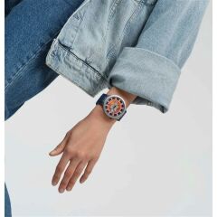 Swatch ORANGE IN THE WORKS SB07S114 Kol Saati