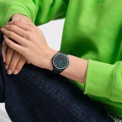 SS07B111 Swatch Obsidian Shimmer  Kol Saati SS07B111