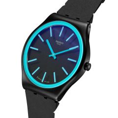 SS07B111 Swatch Obsidian Shimmer  Kol Saati SS07B111