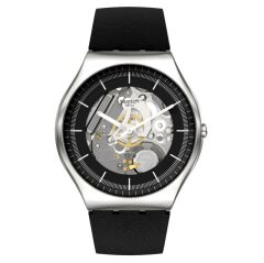 Swatch SS07S115 Black Skeleton Erkek Kol Saati