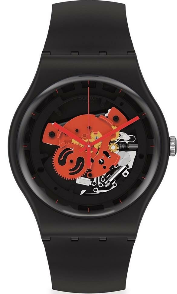 Swatch SO32B110 Time To Red Big Kol Saati