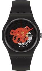 Swatch SO32B110 Time To Red Big Kol Saati