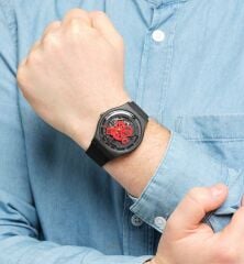 Swatch SO32B110 Time To Red Big Kol Saati
