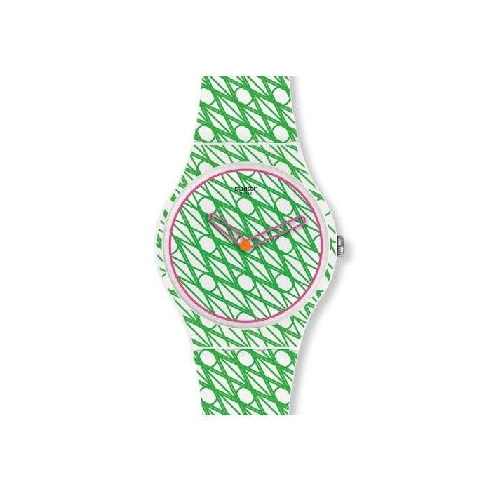 Swatch DUET IN GREEN & PINK SUOZ208 Kol Saati