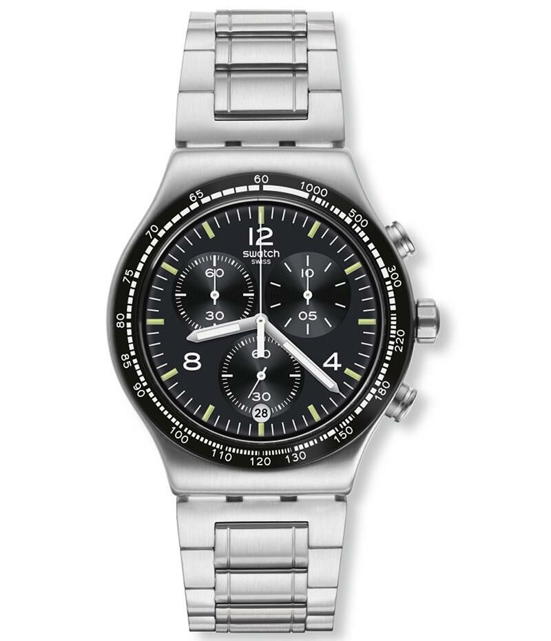 Swatch Night Flight Again YVS444GC Erkek Kol Saati