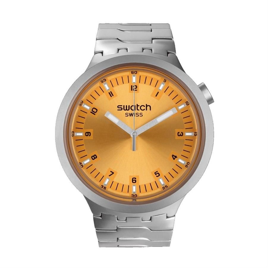 SB07S103G Swatch Big Bold Irony Amber Sheen Erkek Kol Saati SB07S103G