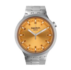 SB07S103G Swatch Big Bold Irony Amber Sheen Erkek Kol Saati SB07S103G