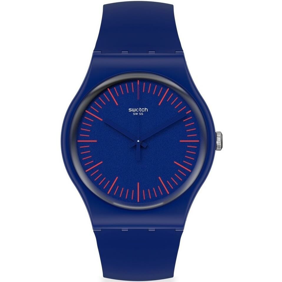 Swatch BluenRed Unisex Kol Saati SUON146