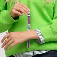 LL126 Swatch Powder Plum Kadın Kol Saati LL126