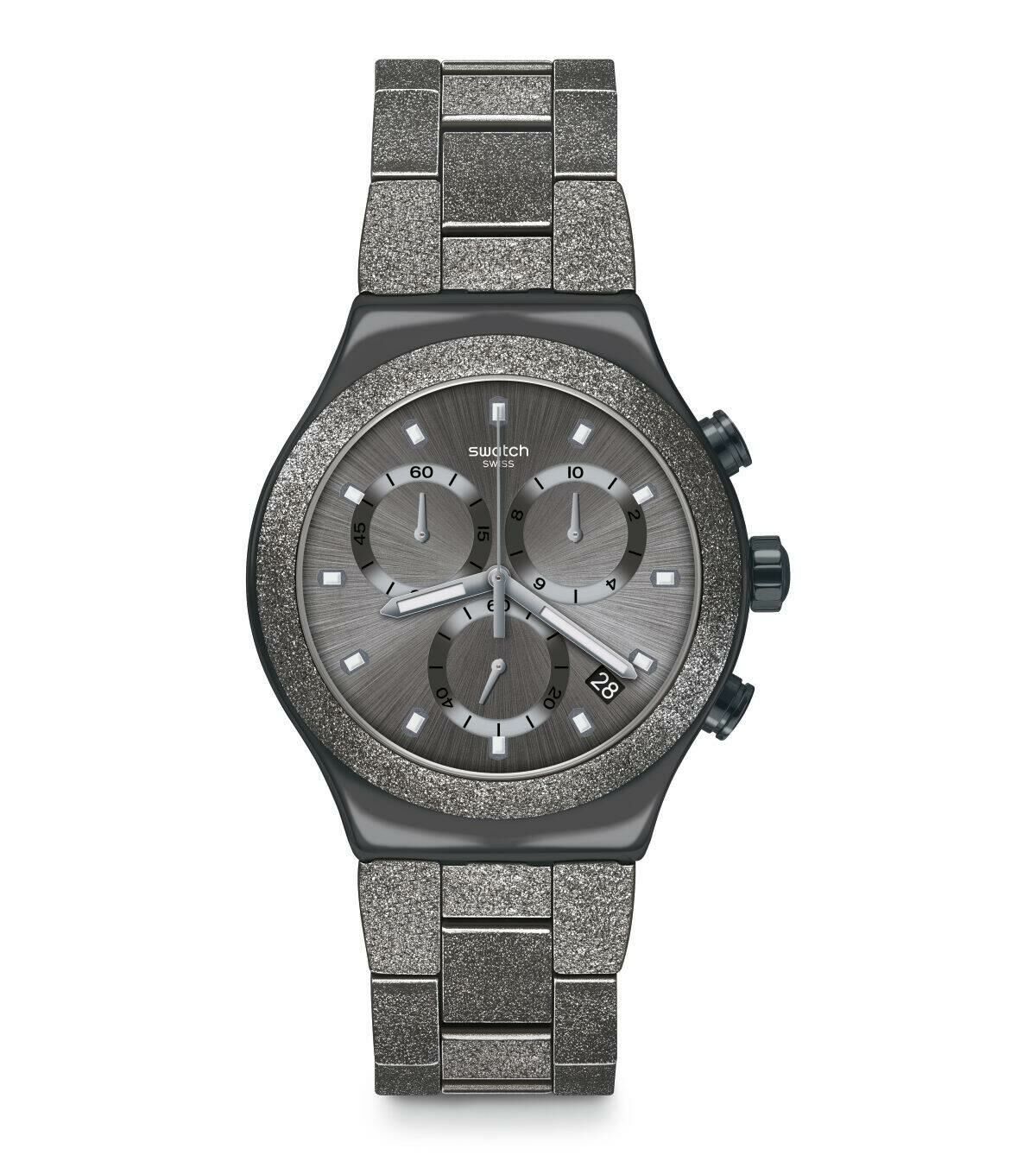 Swatch YVM405G İrony Black Shiny Kol Saati