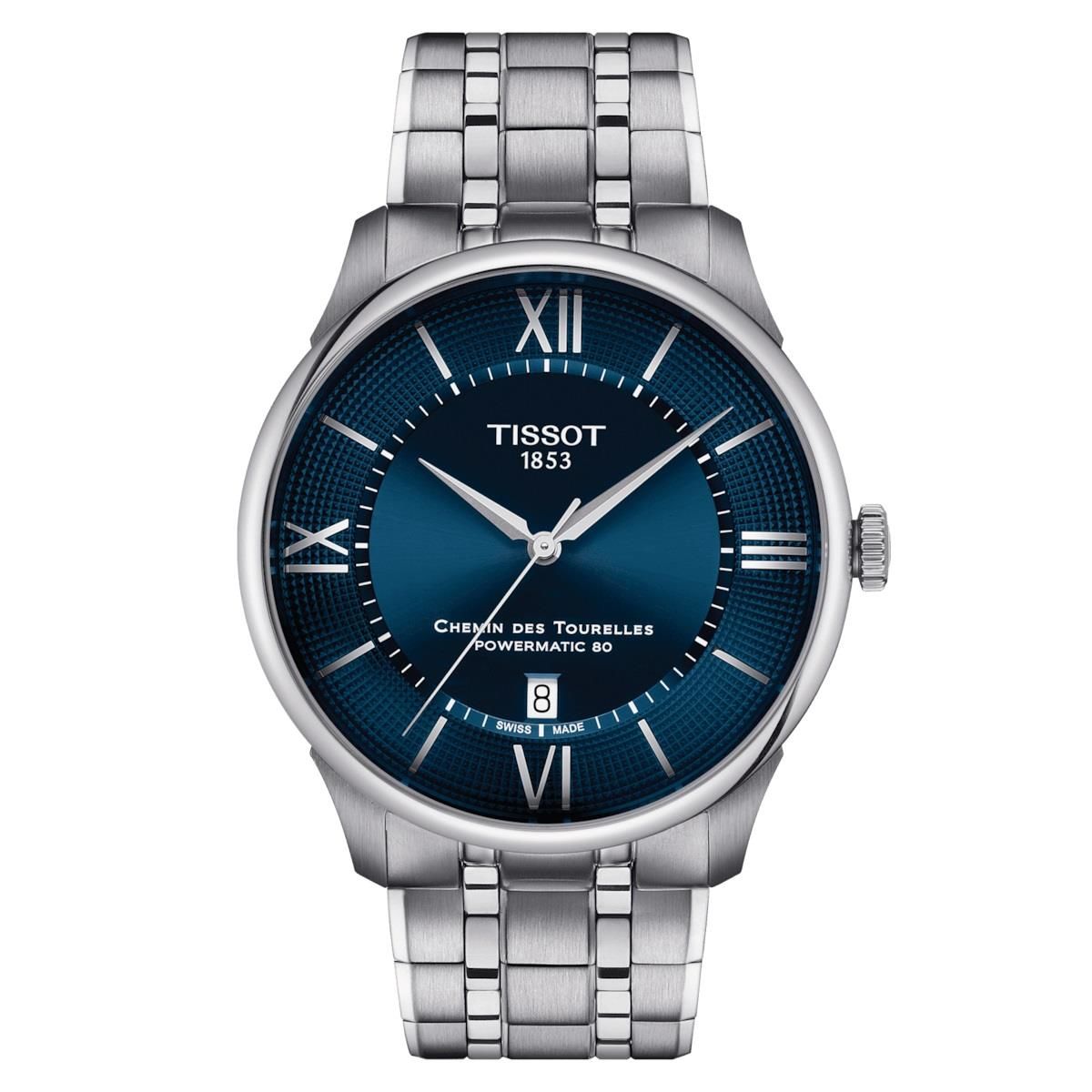 Tissot T1394071104800 Erkek Kol Saati Chemin Des Tourelles Powermatic 80 42mm T139.407.11.048.00