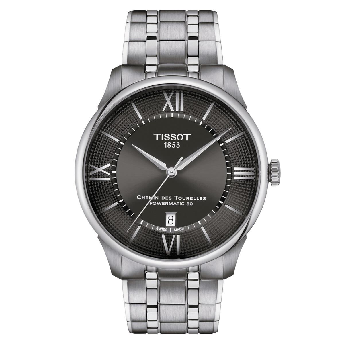 Tissot T1394071106800 Chemin Des Tourelles Powermatic 80 42 mm Erkek Kol Saati T139.407.11.068.00