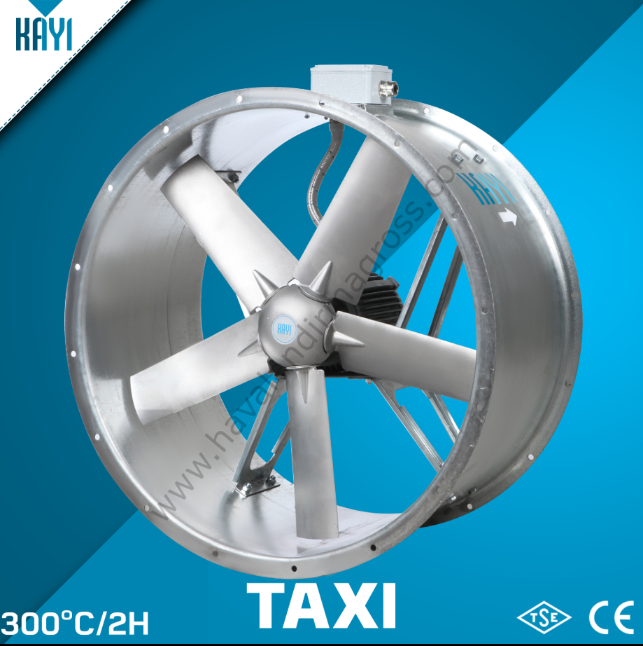 Kayıtes Taxı 500-5-25 Duman Egzoz Fanı (F400/2h)(5845m³/h)