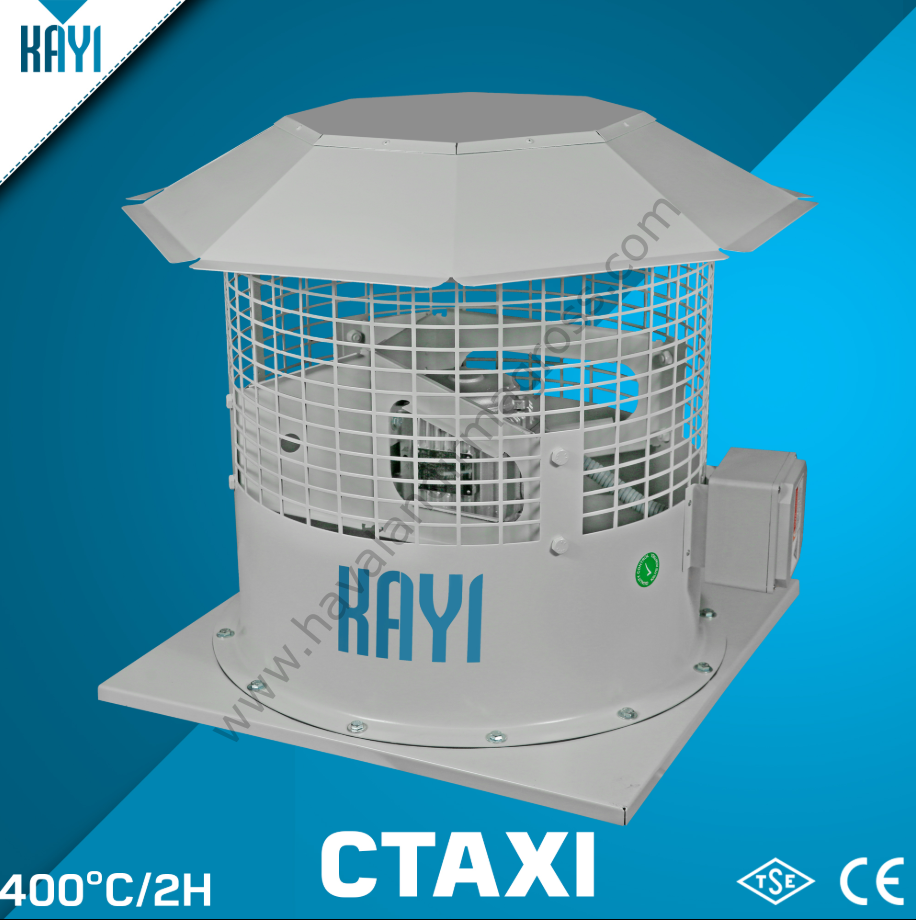 Kayıtes Ctaxı 900-5-35 Çatı Tipi Egzoz Fanı (F300/2h)(34150m³/h)
