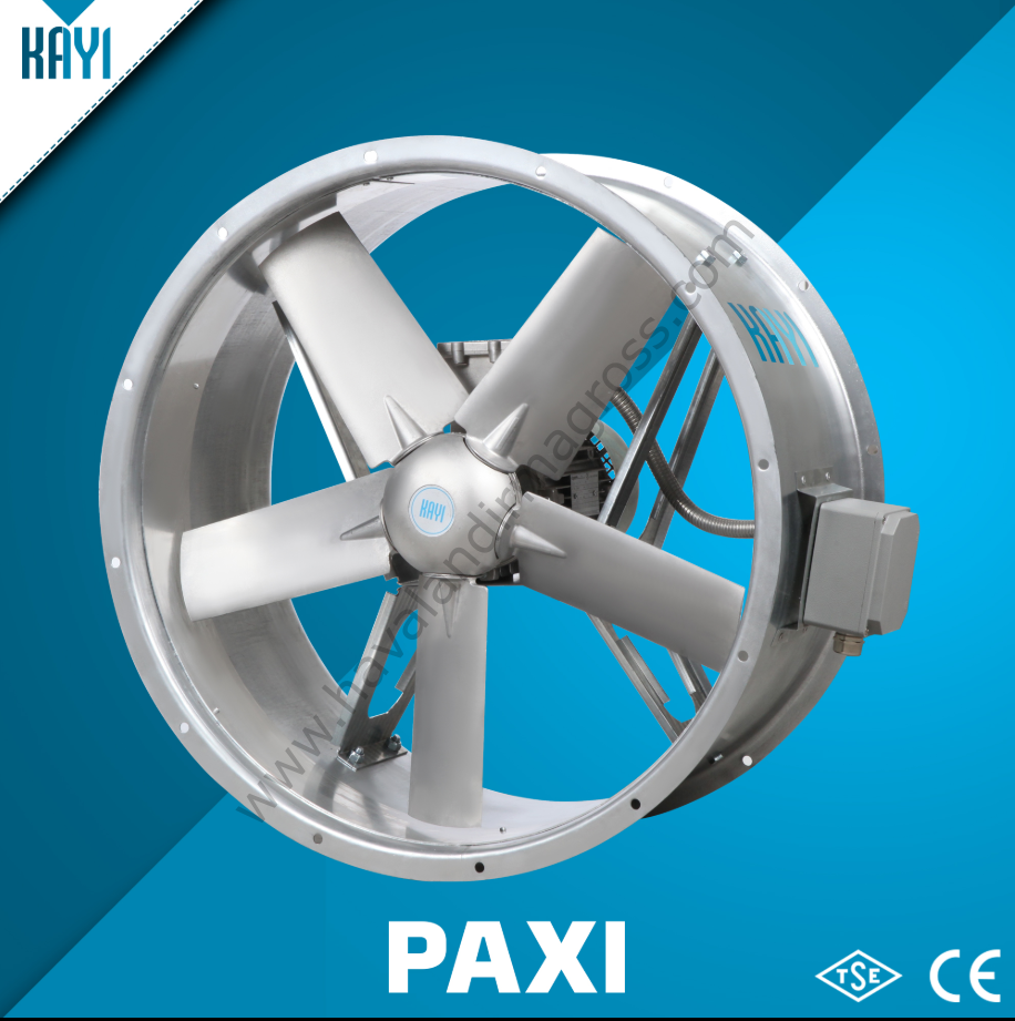 Kayıtes Paxı 800-5-35 Exproof Motorlu Aksiyel Fan (30940m³/h)