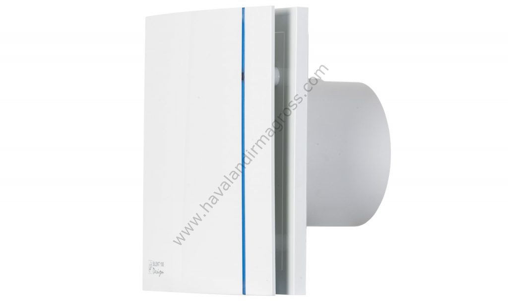 S&P Silent100 CRZ Design Sessiz Banyo Aspiratörü Timerlı [85m³/h] S&P