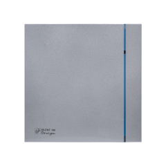 S&P Silent-100 CZ Silver Design Sessiz Banyo Aspiratörü [85m³/h]