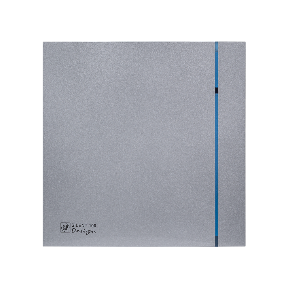 S&P Silent100 CRZ Silver Design Sessiz Banyo Aspiratörü Timerlı [85m³/h] S&P