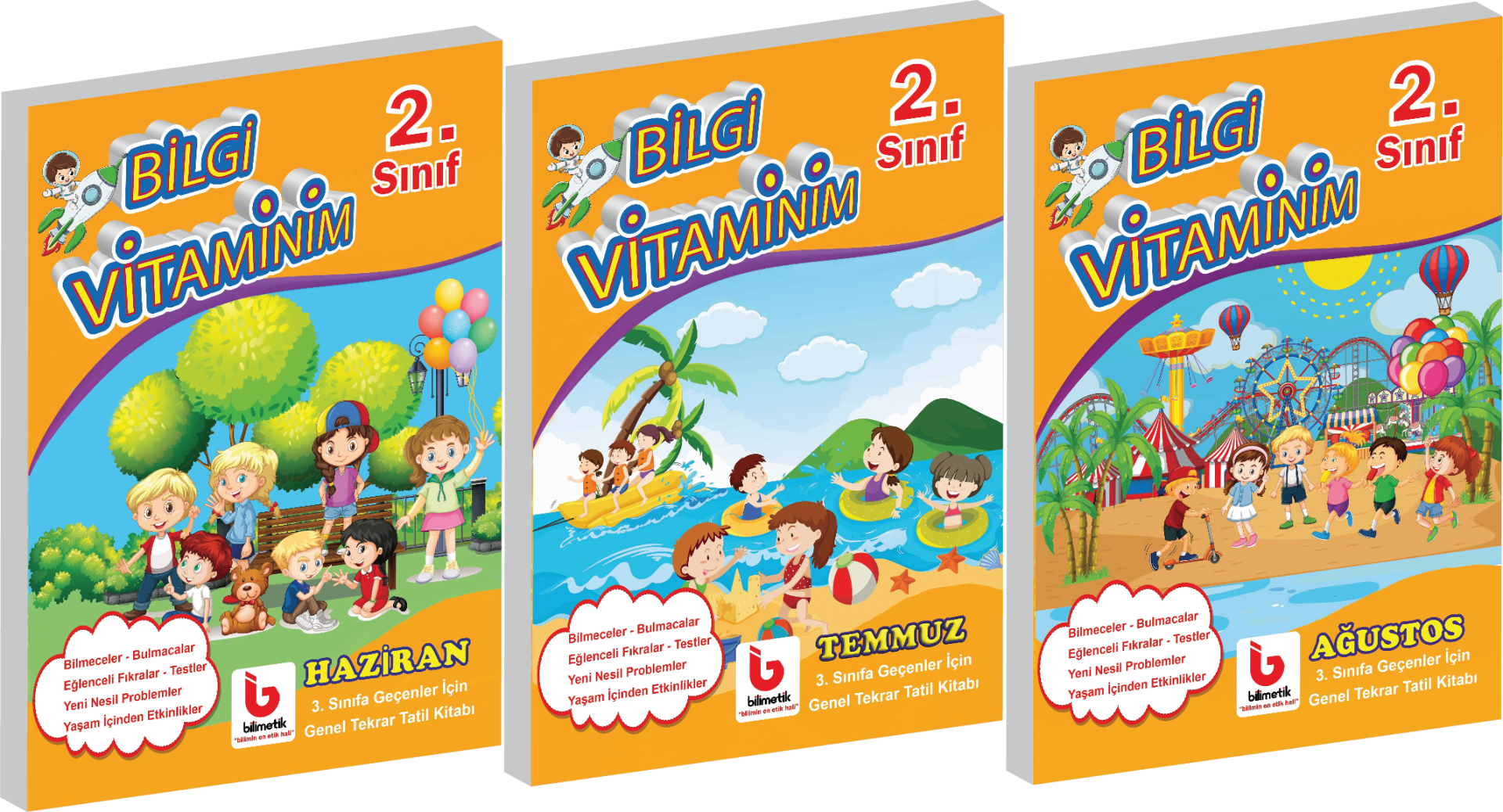 2. SINIF ( 3. Sınıfa Geçenler İçin Genel Tekrar Tatil Kitabı)