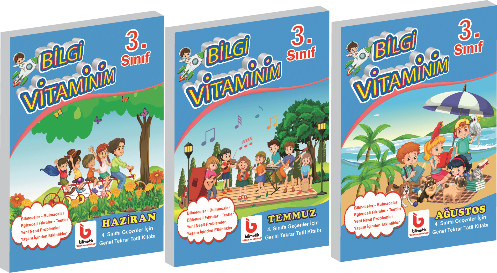 3. SINIF (4. Sınıfa Geçenler İçin Genel Tekrar Tatil Kitabı)