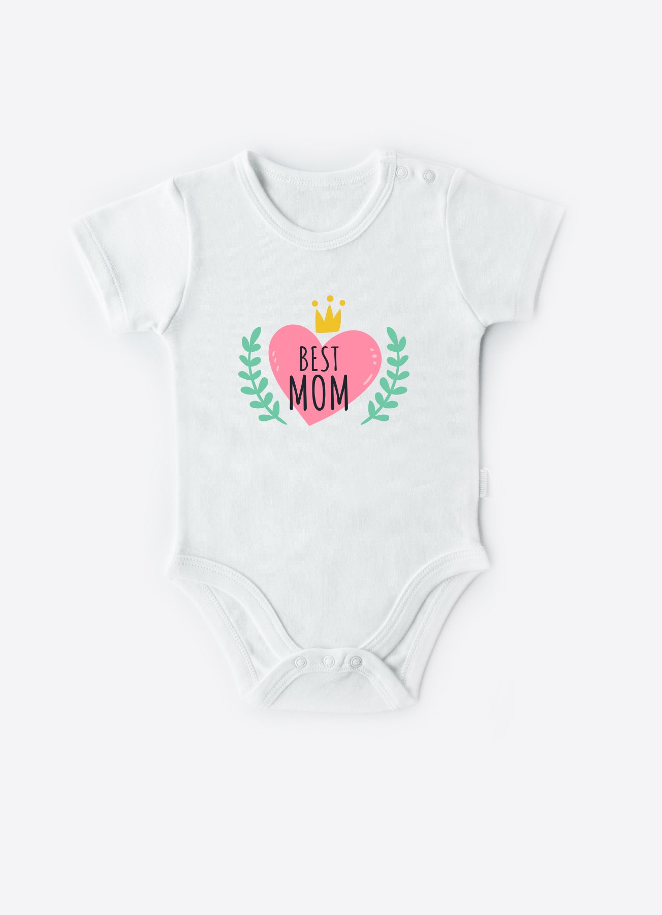 Organik Best Mom Kısa Kol Body