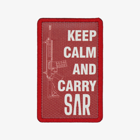 KEEP CALM Patch Kırmızı
