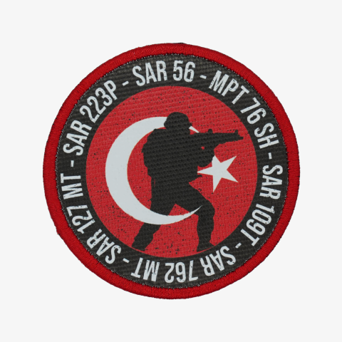 SARSILMAZ Türk Bayrağı Patch