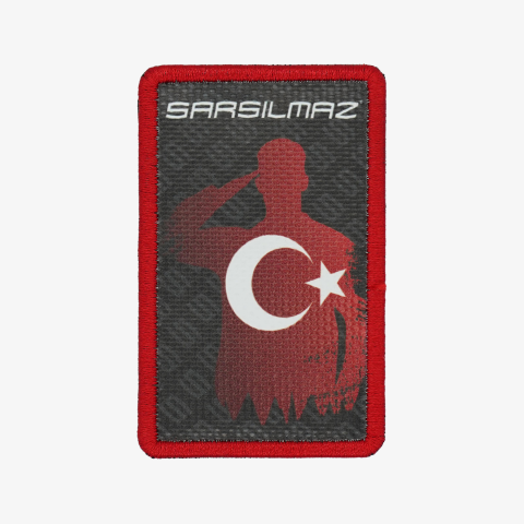 SARSILMAZ Türk Bayrağı Asker Patch