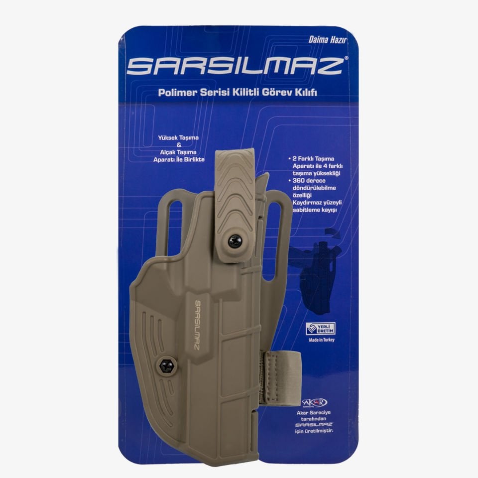 SAR9 ve SAR9 METE Uyumlu Kilitli Tabanca Kılıfı Sol Taşıma