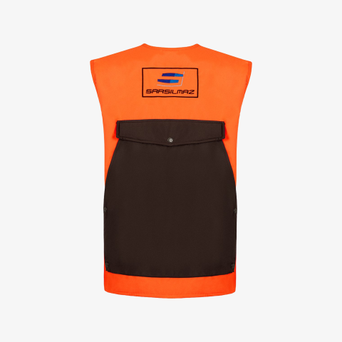 SARSILMAZ Kamuflajlı Turuncu Avcı Yeleği