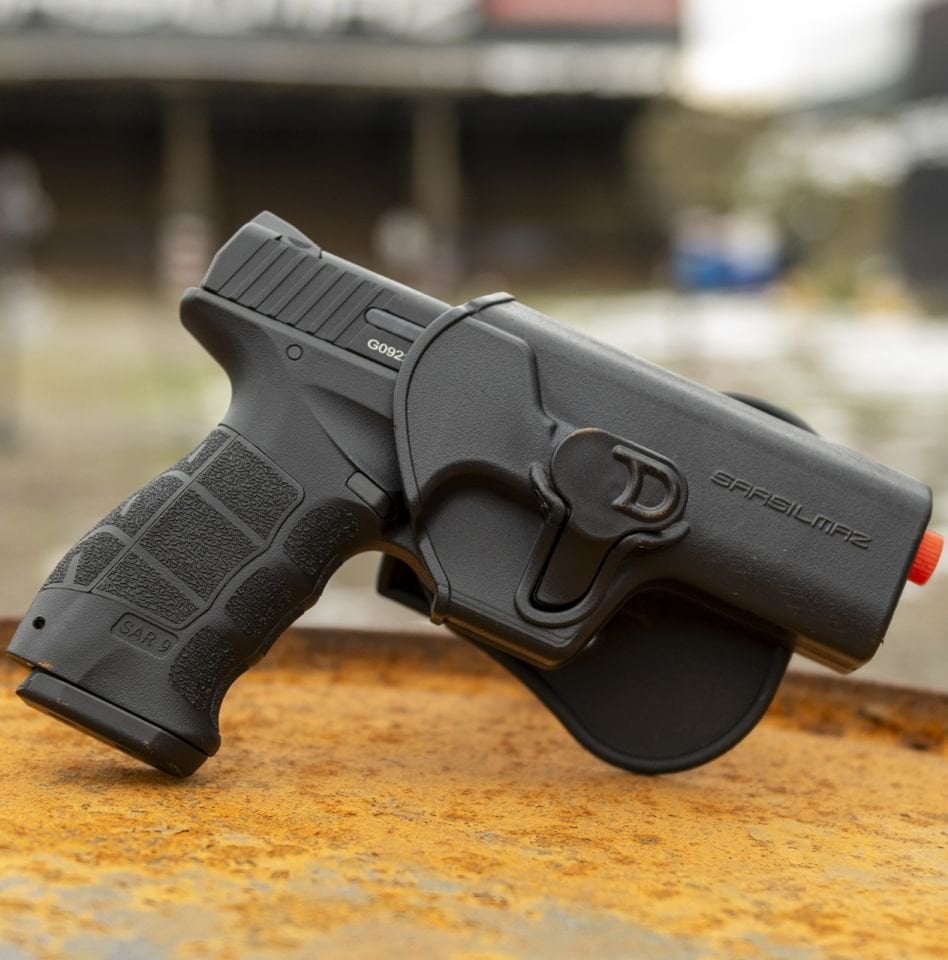 SAR9 Airsoft Tabanca Gen2 ve Plastik Taşıma Kılıf Seti