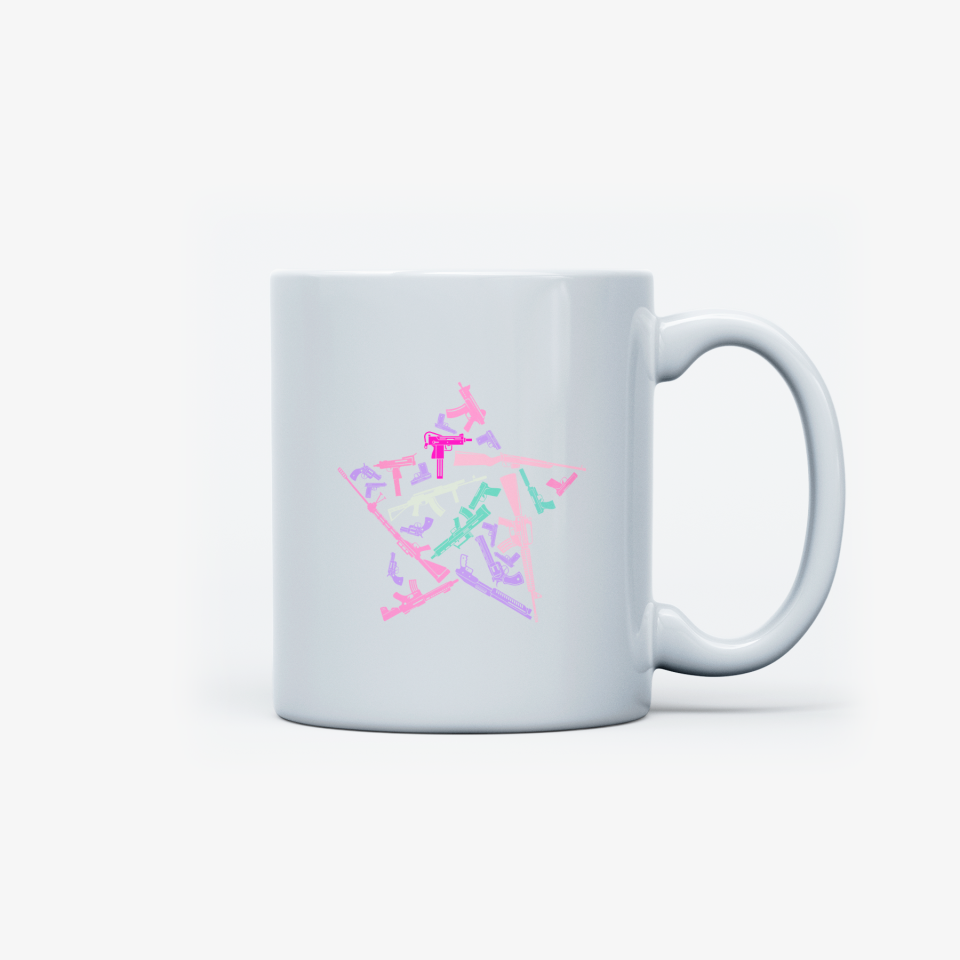 Yıldız Çizimli Hediyelik Kupa Bardak