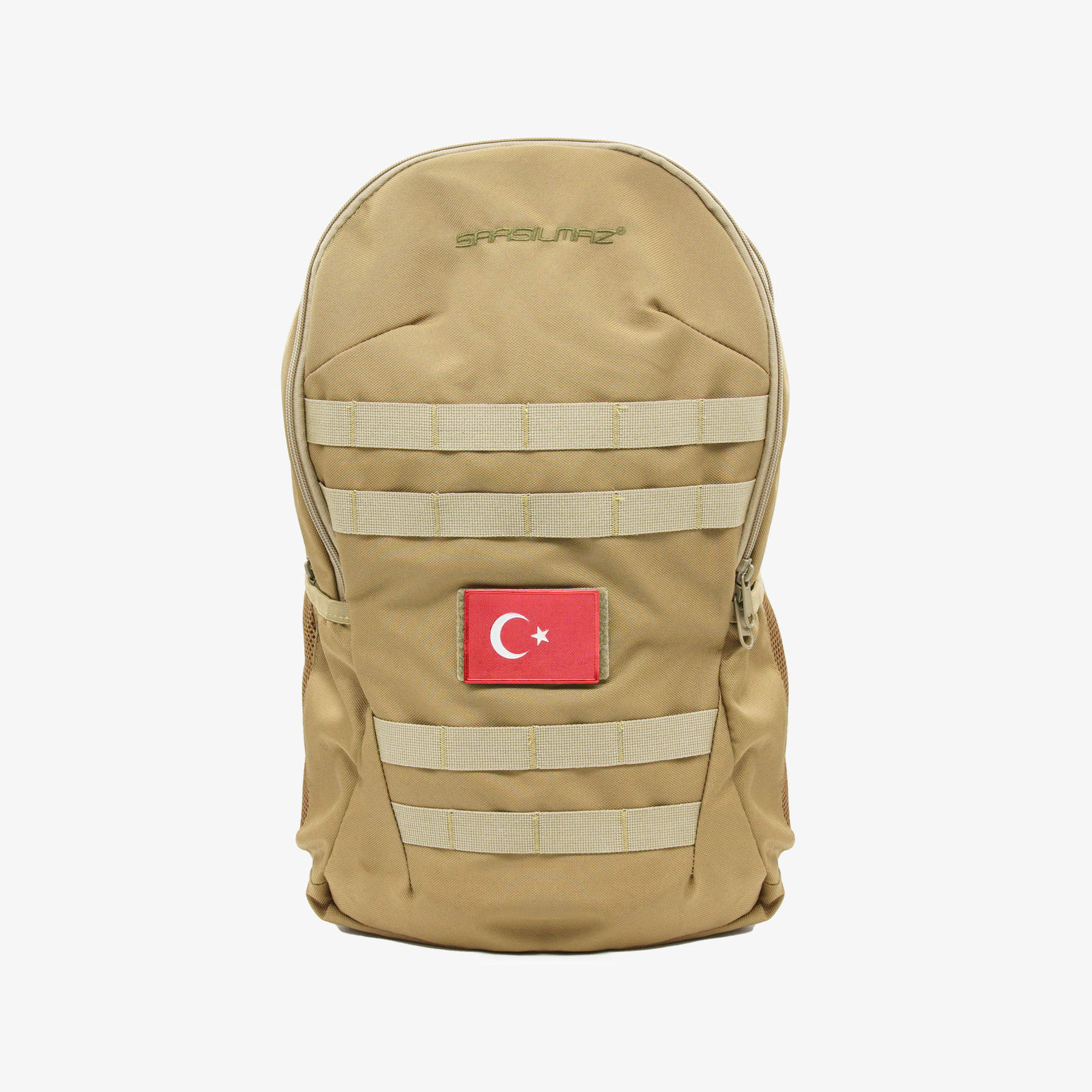 Türk Bayraklı VIP Taktik Sırt Çantası – Kum Beji