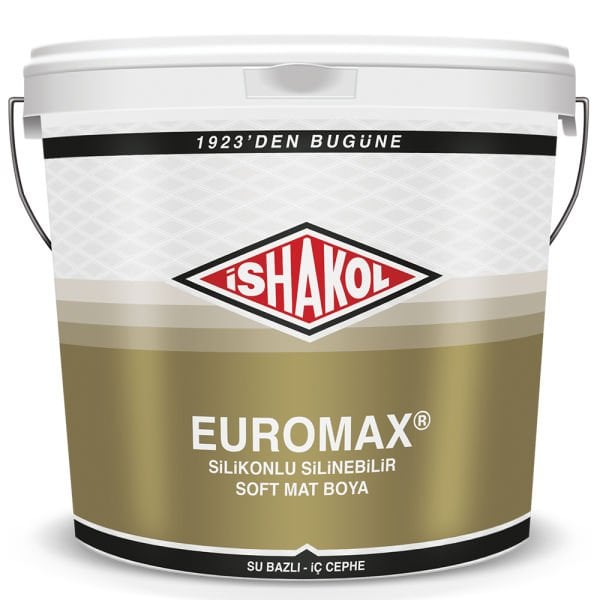 İshakol Euromax Silikonlu Silinebilir Soft Mat Boya