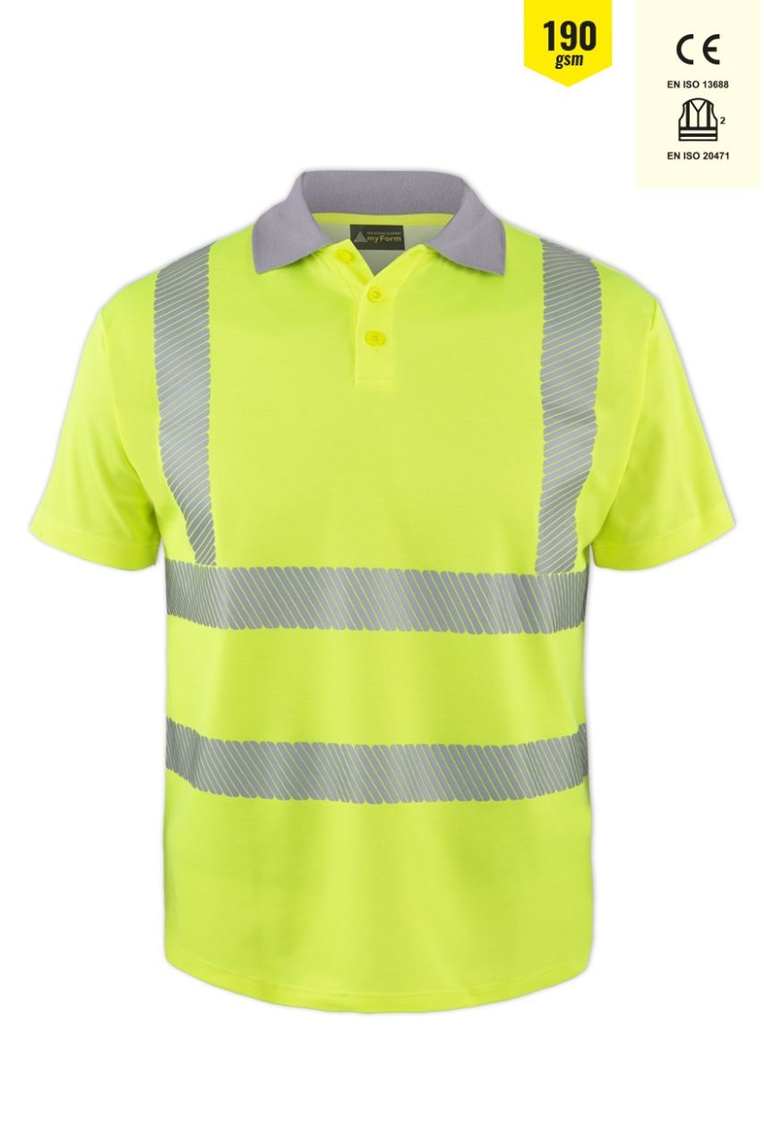 Olympus Safety Comfort Yüksek Görünürlüklü Sarı Renk Polo T-Shirt