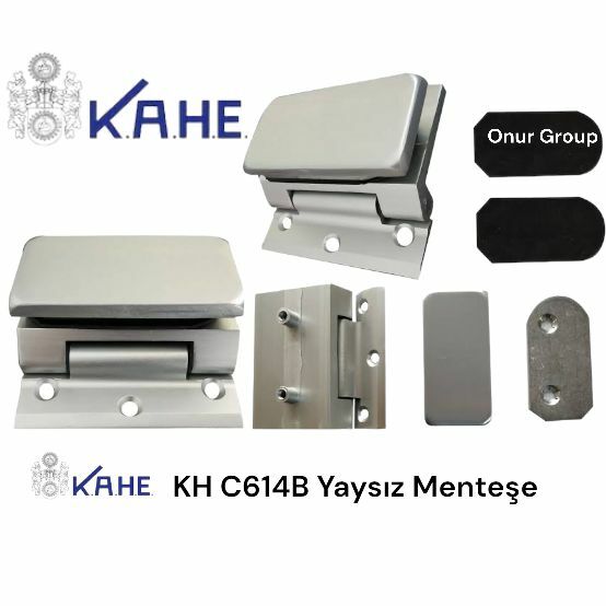 Kahe C 614 B Cam Duvar Yaysız Menteşe