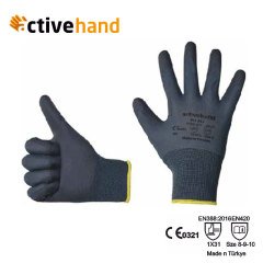 Activehand PU-221 Poliüretan Kaplı Polyamid Hassas Montaj Eldiveni