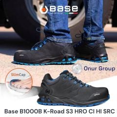 BASE  B1000B K-ROAD S3 HRO SRC İtalyan İş Güvenlik Ayakkabısı