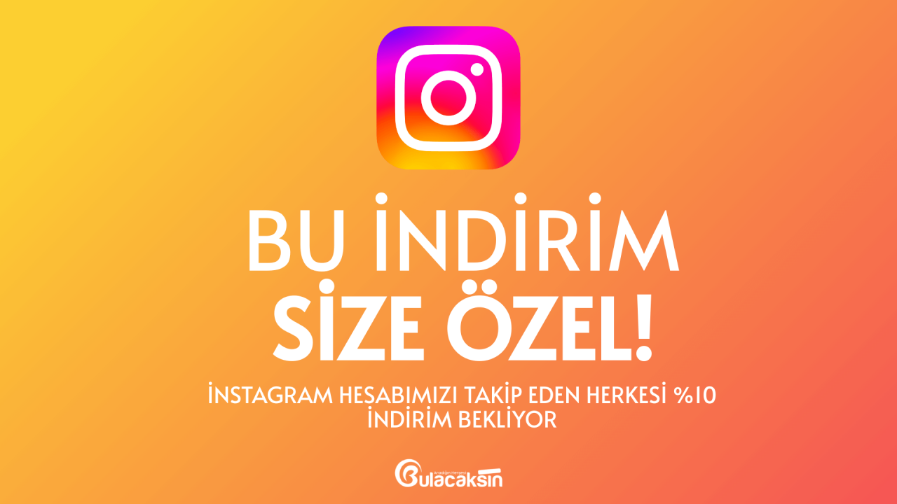 İnstagram hesabımızı takip eden kazanıyor.