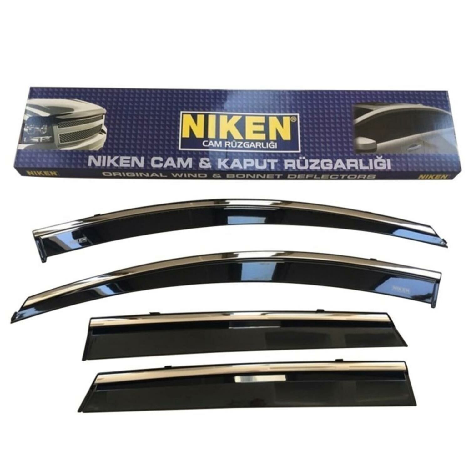 Niken Kromlu Cam Rüzgarlığı Chevrolet Cruze 2009-2014 ile uyumlu