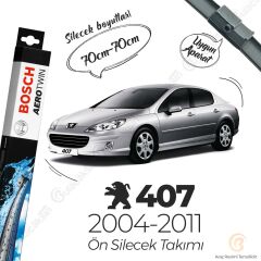 Bosch Aerotwin Muz Silecek Takımı Peugeot 407 2004-2011 ile uyumlu