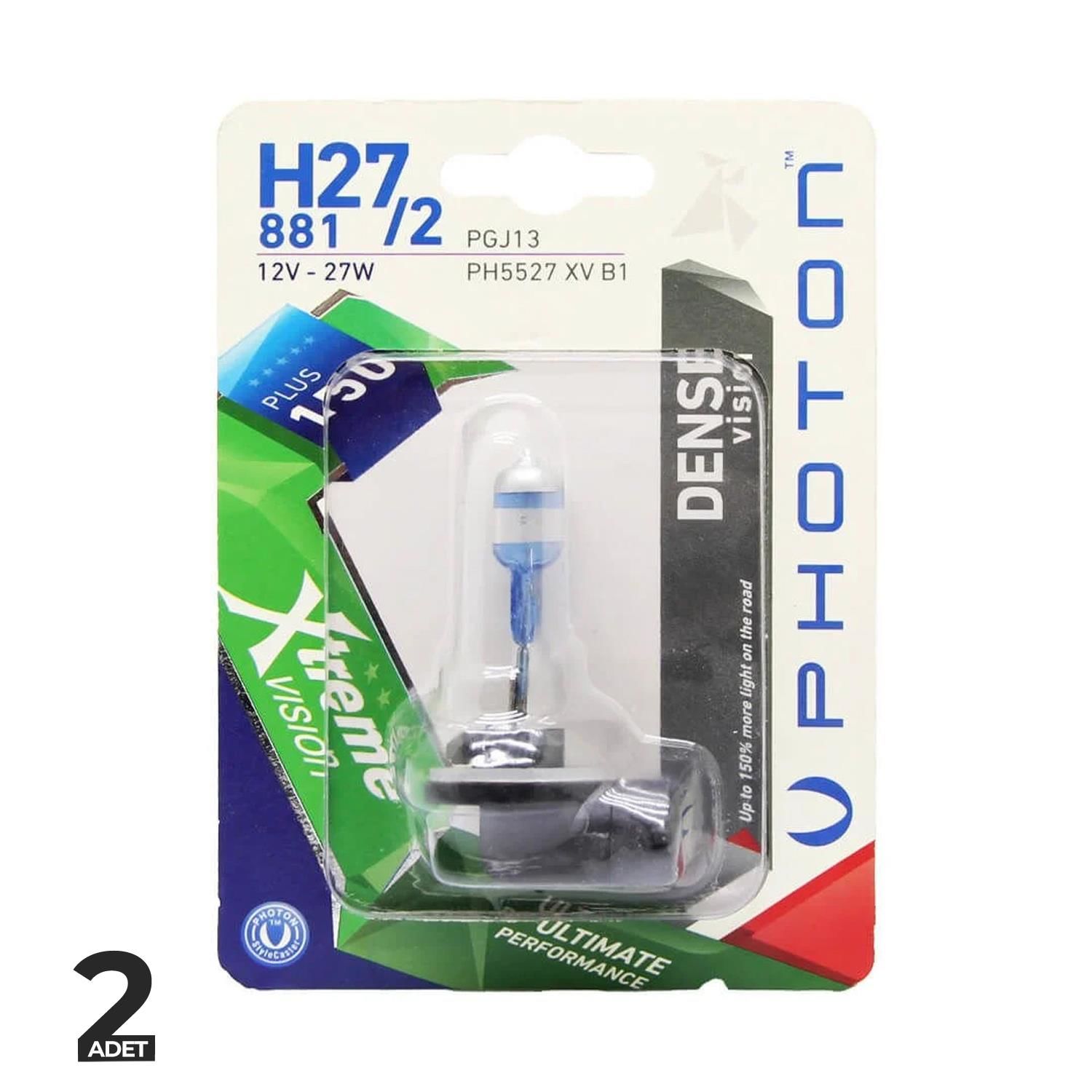 Photon Xtreme Vision Dense 12V H27 %150 Fazla Işık