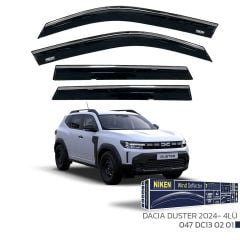 Niken Kromlu Cam Rüzgarlığı Renault Dacia Duster 2024+ Sonrası ile Uyumlu