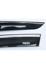Niken Kromlu Cam Rüzgarlığı 4'lü Hyundai Kona 2023 ve Sonrası ile uyumlu
