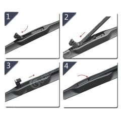 İnwells Hibrit Silecek Takımı Chevrolet Lacetti 2005-2011 ile uyumlu