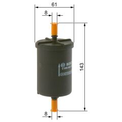 BOSCH 0 986 4B2 017 Yakıt Filtresi (Eski Kod:0986TF0036-0450902161)