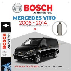 Bosch Aerotwin Muz Silecek Takımı Mercedes Vito 2006-2014 ile uyumlu