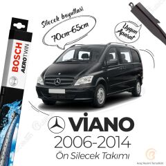 Bosch Aerotwin Muz Silecek Takımı Mercedes Viano 2006-2014 ile uyumlu