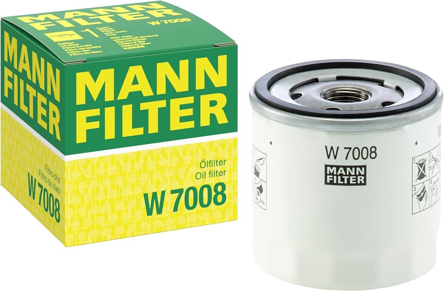 MANN-FILTER W 7008 Yağ Filtresi (Ford)