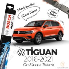 Bosch Aerotwin Muz Silecek Takımı Volkswagen Tiguan 2016-2021 ile uyumlu